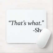 Das ist was - sie mousepad (Mit Mouse)