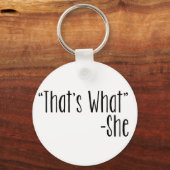 "Das ist was" - sie Schlüsselanhänger (Vorderseite)