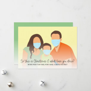 Das ist Weihnachten, was Sie Foto gemacht haben Feiertagskarte