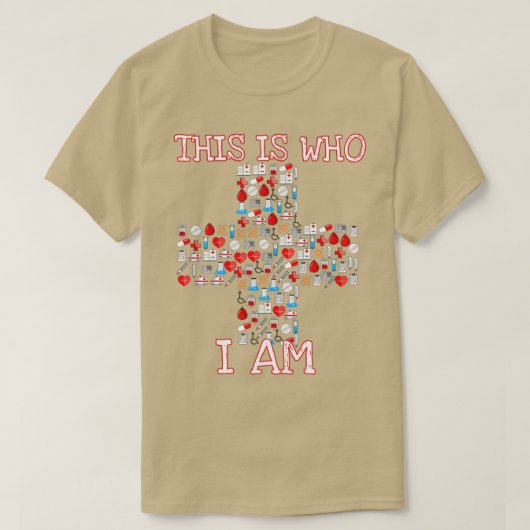 Das ist wer ich bin EMT EMS Ärzte Krankenschwester T-Shirt (Design vorne)