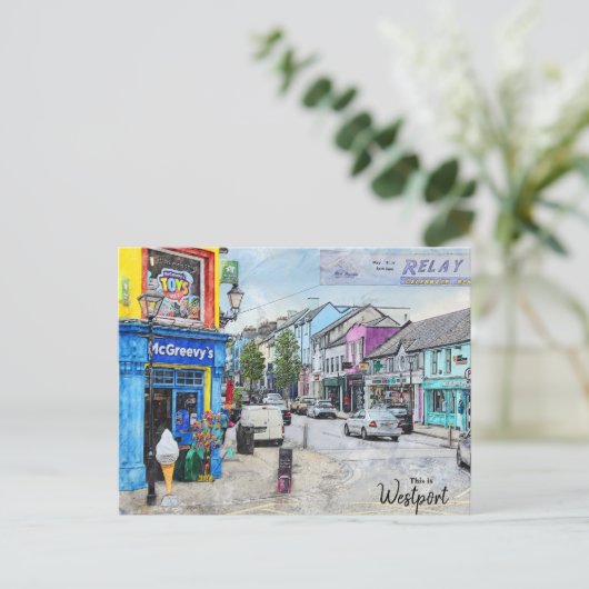 Das ist Westport-Irland Postkarte (Stehend Vorderseite)