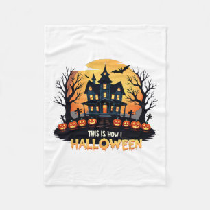 Das ist, wie ich Halloween Funny Halloween Fleecedecke