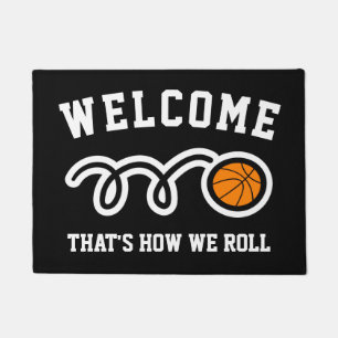 Das ist, wie ich lustiges Basketbalwillkommen Fußmatte