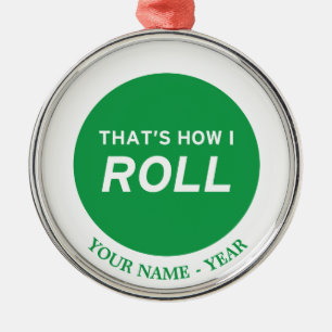 Das ist, wie ich rolle ornament aus metall
