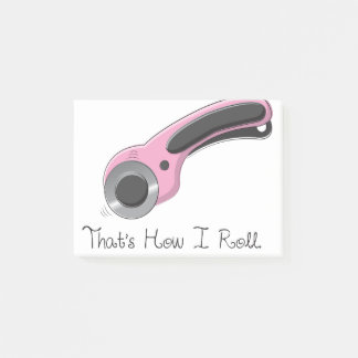 Das ist, wie ich rolle post-it klebezettel