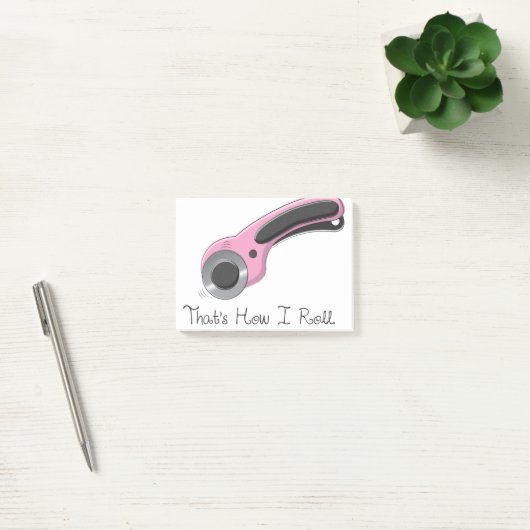 Das ist, wie ich rolle post-it klebezettel (Büro)