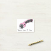 Das ist, wie ich rolle post-it klebezettel (Auf Schreibtisch)