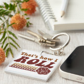 Das ist, wie ich Würfel des Fantasie-Spiel-d20 Schlüsselanhänger (Vorderseite rechts)