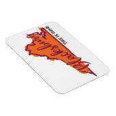 Das ist Zuhause Blacksburg Virginia Hokie Magnet (Rechte Seite)