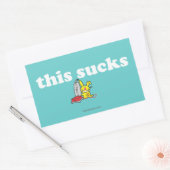 Das Ist zum Kotzen Rechteckiger Aufkleber (Umschlag)