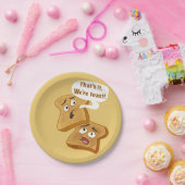 Das ist's, wir sind Toast! Pappteller (Party)