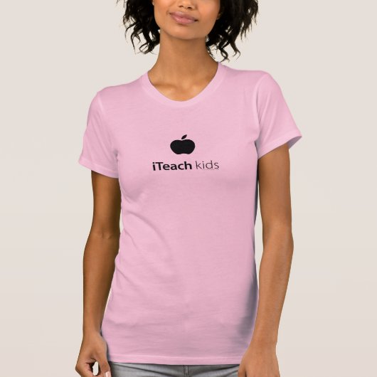 Das "iTeach scherzt" Shirt durch mustaphawear.com (Vorderseite)