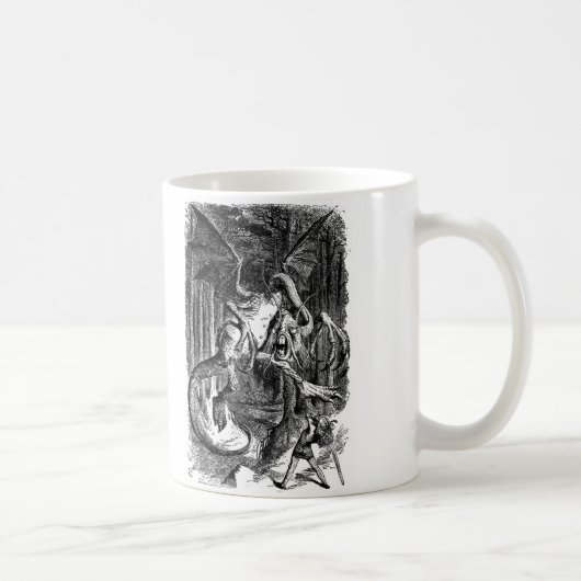 Das Jabberwocky Kaffeetasse (Rechts)
