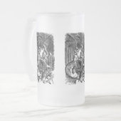 Das Jabberwocky Mattglas Bierglas (Vorderseite Links)