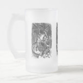 Das Jabberwocky Mattglas Bierglas (Links)