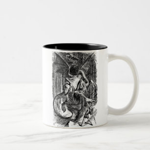 Das Jabberwocky Zweifarbige Tasse