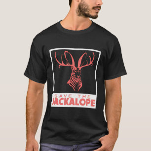 Das Jackalope Funny Cryptid Jackrabbit Rabbit gere T-Shirt