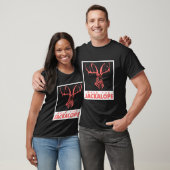 Das Jackalope Funny Cryptid Jackrabbit Rabbit gere T-Shirt (Unisex)