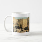 Das Jaffa-Tor, Jerusalem, Foto Klassiker des Kaffeetasse (Links)