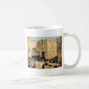 Das Jaffa-Tor, Jerusalem, Foto Klassiker des Kaffeetasse
