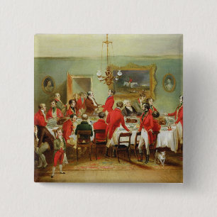 Das Jagd-Frühstück, der Hall des Junggesellen, Button
