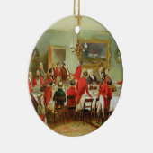 Das Jagd-Frühstück, der Hall des Junggesellen, Keramik Ornament (Rechts)