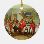 Das Jagd-Frühstück, der Hall des Junggesellen, Keramik Ornament (Vorne)