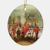 Das Jagd-Frühstück, der Hall des Junggesellen, Keramik Ornament (Links)