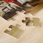 Das Jagd-Frühstück, der Hall des Junggesellen, Puzzle (Seite)