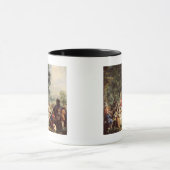 Das Jagd-Mittagessen, 1737 Tasse (Zentrum)