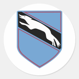 Das Jagdfliegergeschwader 7 Wilhelm Pieck Runder Aufkleber