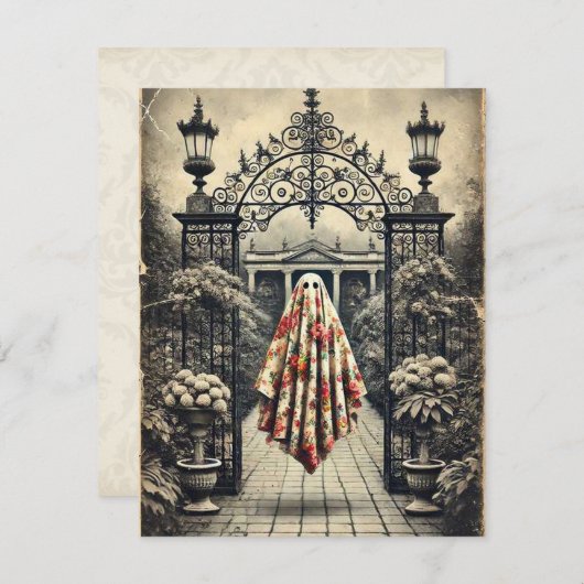 Das Jagdhaus von Roseveil - Gotik Mitteilungskarte (Vorne/Hinten)