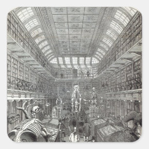 Das Jägermuseum Quadratischer Aufkleber