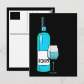 Das Jahr 2018! Postkarte (Vorne/Hinten)