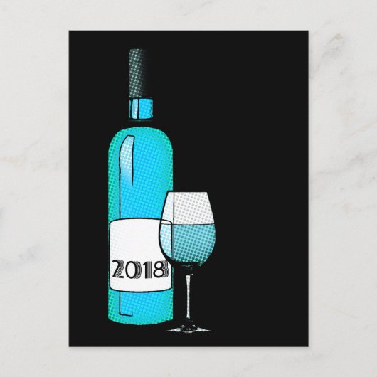 Das Jahr 2018! Postkarte (Vorderseite)