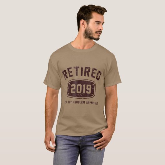 Das Jahr 2019 erschöpft - Mein Problem ist nicht n T-Shirt (Vorne ganz)