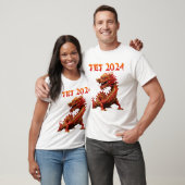 Das Jahr 2024 des vietnamesischen Drachen im neuen T-Shirt (Unisex)
