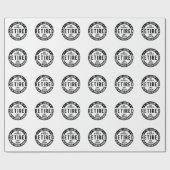 Das Jahr 2024 nicht mehr mein Problem, lustig Geschenkpapier (Flach)