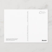 Das Jahr der Garde Postkarte (Rückseite)