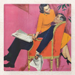 Das Jahr der Unzufriedenheit Glasuntersetzer