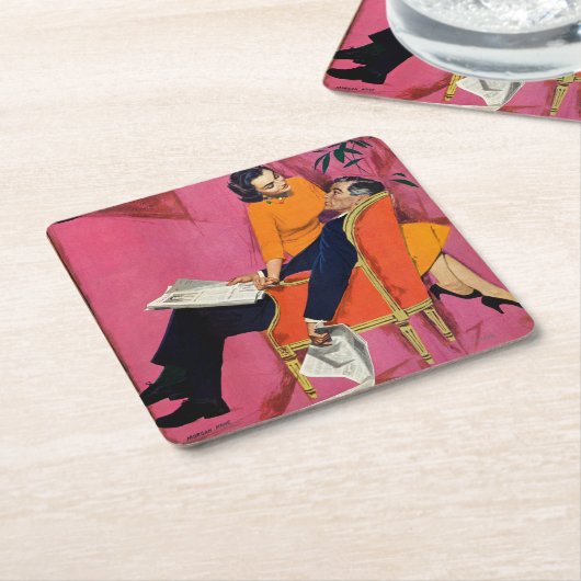 Das Jahr der Unzufriedenheit Rechteckiger Pappuntersetzer (angewinkelt)