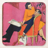 Das Jahr der Unzufriedenheit Rechteckiger Pappuntersetzer (Vorderseite)