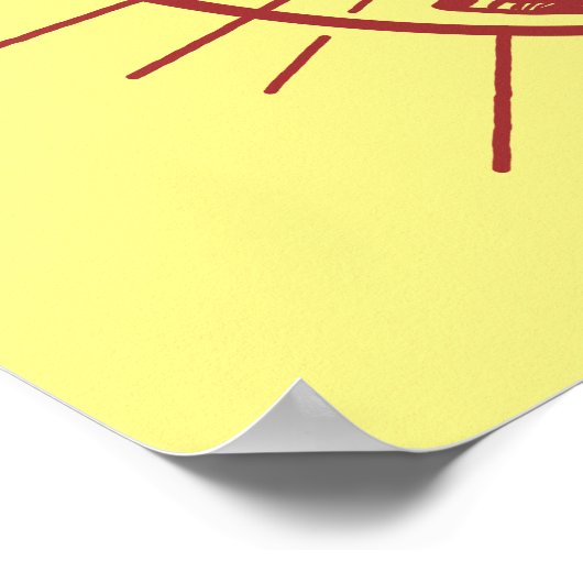 "Das Jahr des Affen" Poster (Ecke)