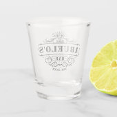 Das Jahr des benutzerdefinierten Abuelo-Bar etabli Schnapsglas (Rückseite)