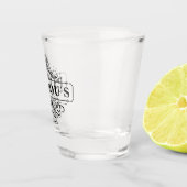 Das Jahr des benutzerdefinierten Pappou-Bar Schnapsglas (Rechts)