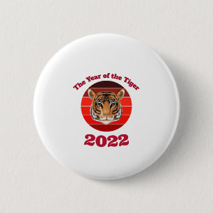 Das Jahr des Tigers 2022 Button