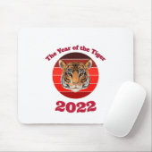 Das Jahr des Tigers 2022 Mousepad (Mit Mouse)