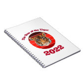 Das Jahr des Tigers 2022 Notizblock (Rechte Seite)