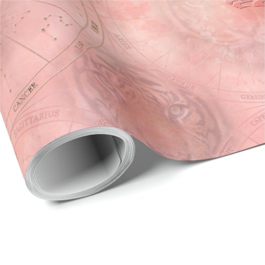 Das Jahr des Tigers Geschenkpapier (Rolleneckpunkt)