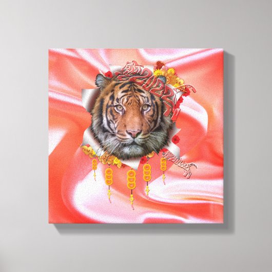 Das Jahr des Tigers Leinwanddruck (Vorderseite)
